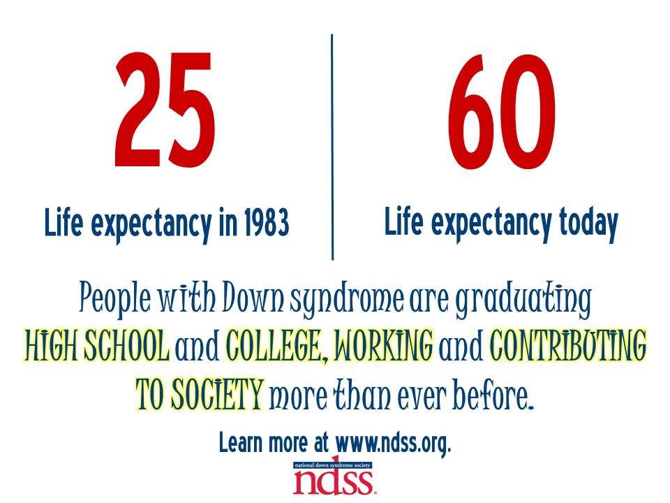 Down syndrome life expectancy